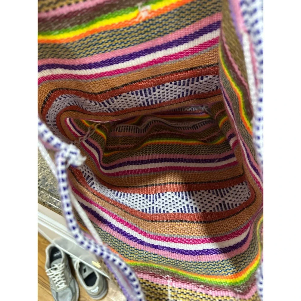 pinzon boho striped hippie  backpack‎